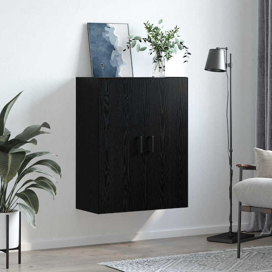 vidaXL Badezimmerschrank B69.5xT34xH90cm Schwarz