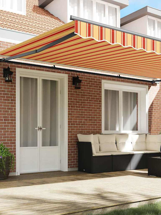 vidaXL Terrace Wall Tent Yellow 5x3cm