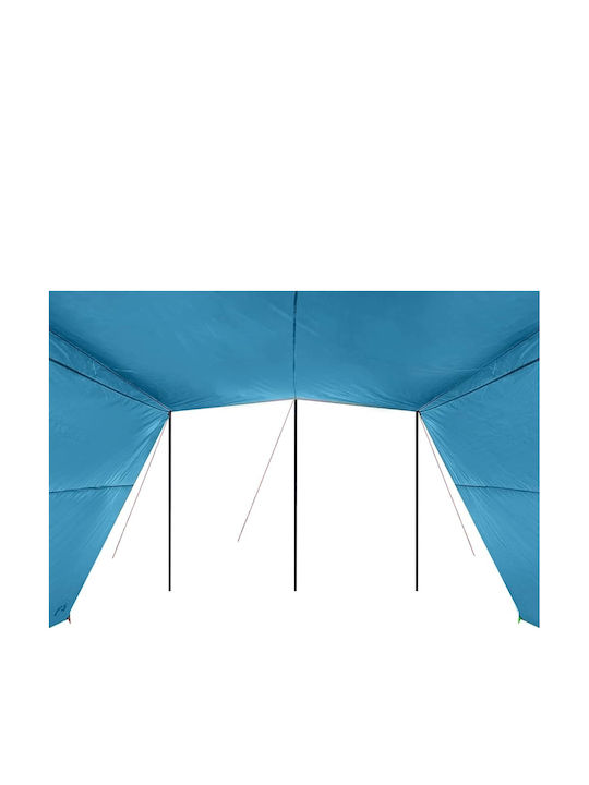 vidaXL Zelt Terrasse Blau 3.02x2.4m