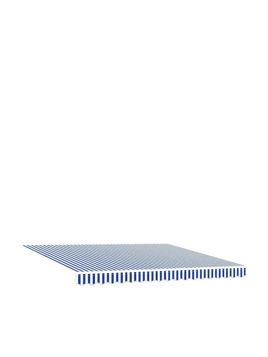 vidaXL Τέντα Βεράντας με Led Μπλε 4x3m