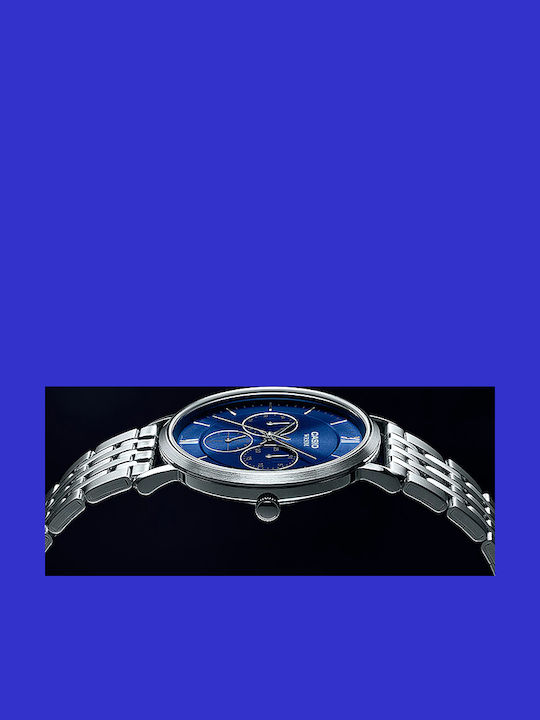 Casio Collection Ρολόι Μπαταρίας με Μεταλλικό Μπρασελέ