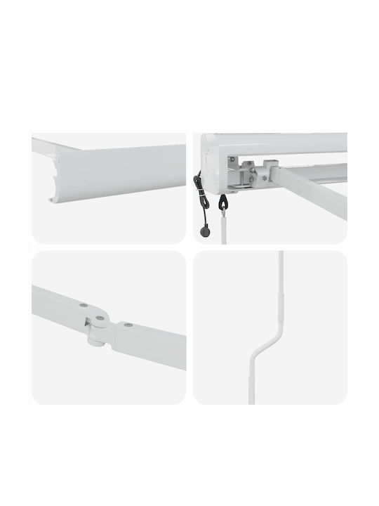 vidaXL Zelt Terrasse Weiß 3x2.5m