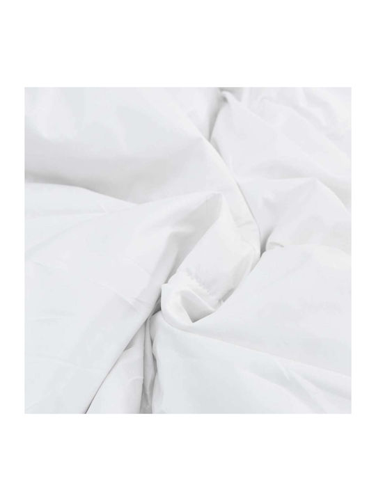 vidaXL Κουβέρτα King Size 260x220εκ. Λευκό