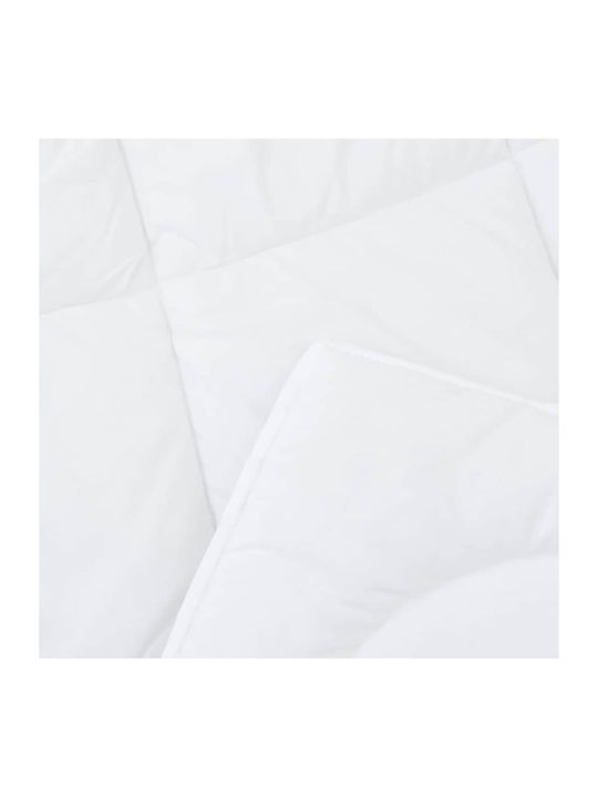 vidaXL Einzellampe Decke 155x200cm Weiß