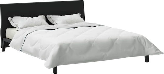 vidaXL King Size Decke 260x220cm Weiß