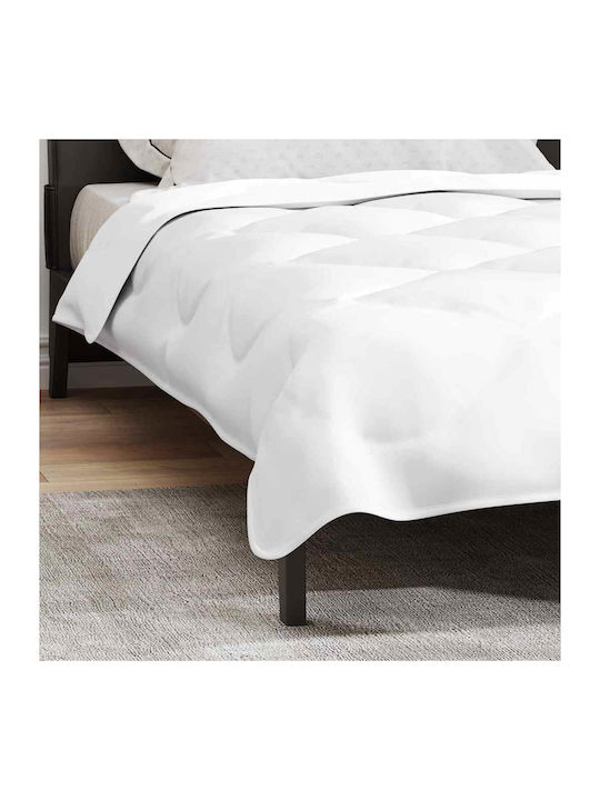 vidaXL Einzellampe Decke 155x200cm Weiß