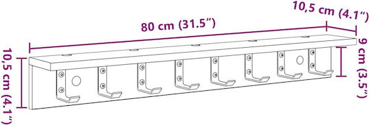 vidaXL Ξύλινη