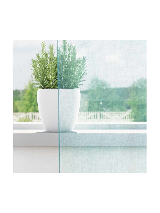 vidaXL Set Perdele Cu Bretele Turcoaz 140x245cm