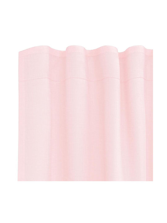 vidaXL Pink Curtains Set with Tab Top 140x245cm