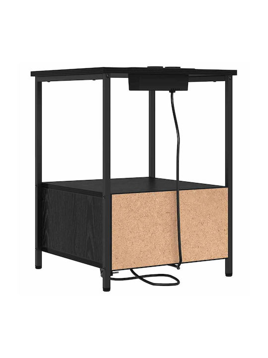 Nachttisch Black oak 42x41x56cm