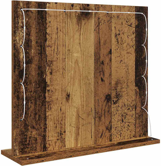 "vidaXL Vanity Mirror Old Wood Glass 60 x 55 x 18 cm"