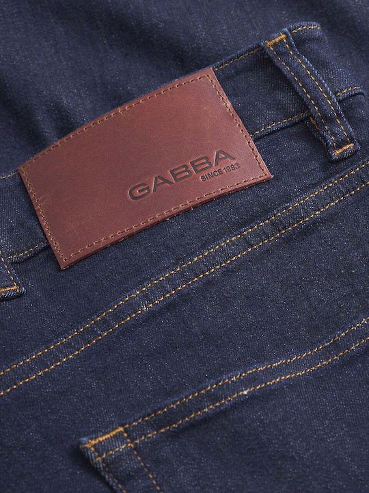 Alex Ανδρικό Παντελόνι Τζιν Ελαστικό με Relaxed Tapered Εφαρμογή Μπλε