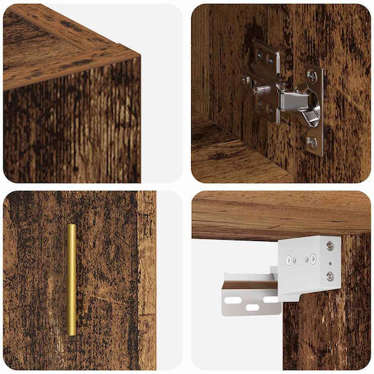 vidaXL Badezimmerschrank B60xT31xH70cm Beige