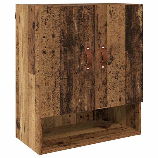 vidaXL Badezimmerschrank B60xT31xH70cm Braun