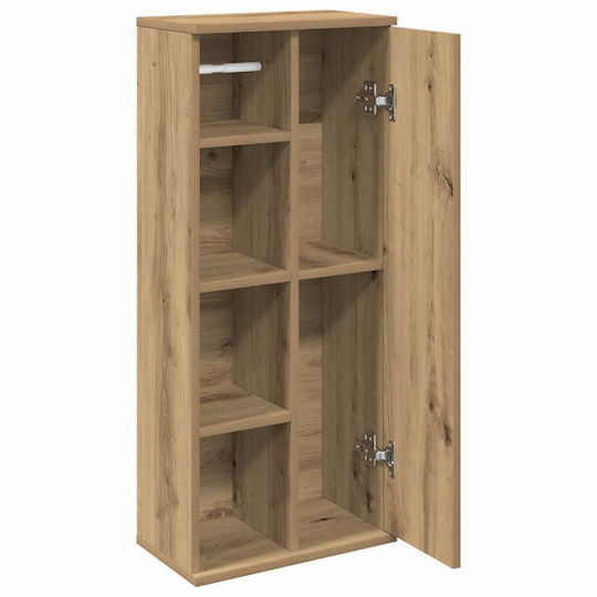 vidaXL Ντουλάπι Μπάνιου 39x22x90cm Δρυς