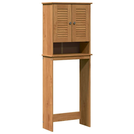 vidaXL Bathroom Cabinet L60xW27xH161cm Brown