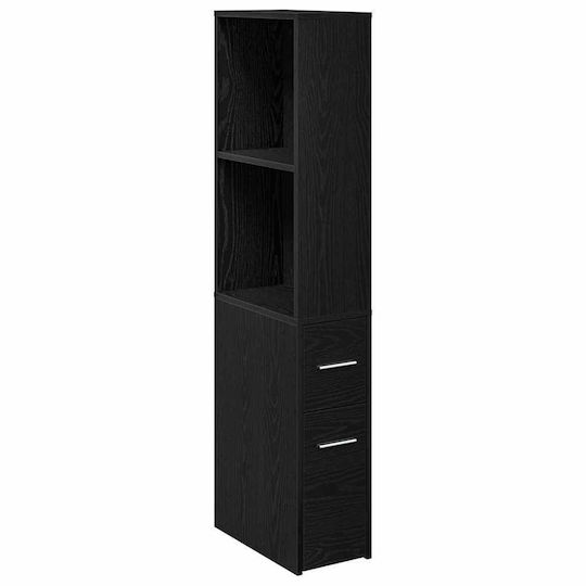 vidaXL Ντουλάπι Μπάνιου 22x41x135cm Δρυς