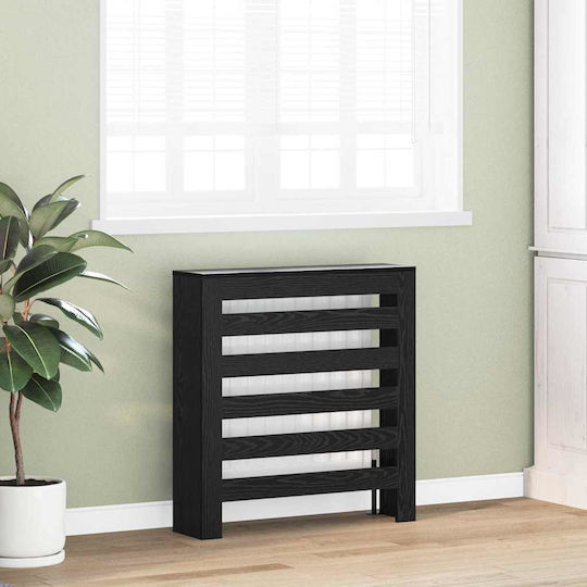 vidaXL Husă Pentru Radiator Din PAL Negru 78x20x82cm