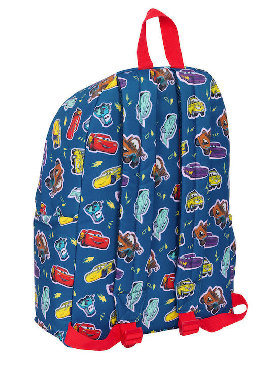 Laptop-Rucksack Autos Rennen Marineblau 31 x 43 x 13 cm