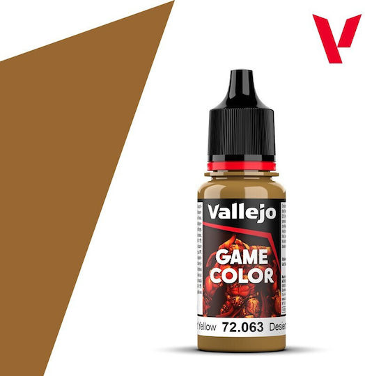 Acrylicos Vallejo Game Боя за Моделизъм Desert Yellow 18мл