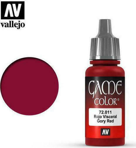Acrylicos Vallejo Game Color Modellbau Farbe Gory Red 17ml