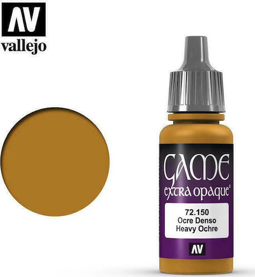 Acrylicos Vallejo Game Extra Opaque Modellbau Farbe Heavy Ochre 17ml