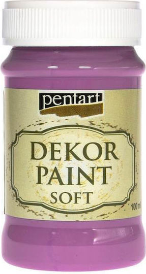 Pentart Dekor Paint Soft Χρώμα Κιμωλίας Blackberry 100ml 25227