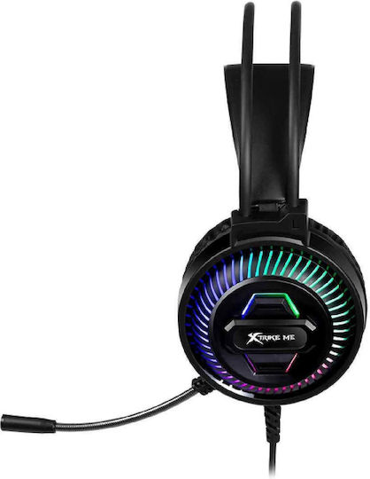 Xtrike Me GH-510 Over Ear Gaming Headset cu conexiune USB Negru