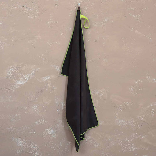 Nima Riva Mikrofasertuch Körper Schwarz 160x90cm