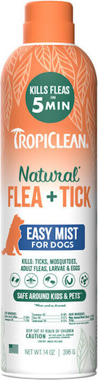 Tropiclean Natural Flea & Tick Easy Mist Spray Dogs Ψύλλους & Τσιμπούρια Σκύλους 396ml