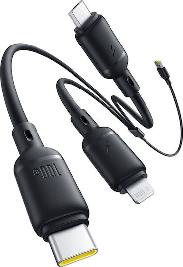 Baseus Rapid Series 3-in-1 USB to 1.5m 5A Cable (P10377705123-00)