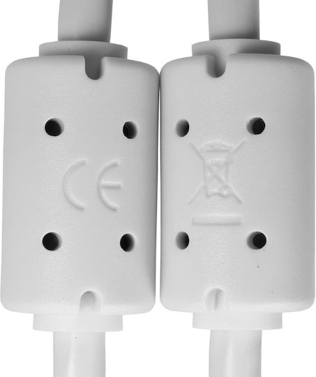 UDG USB 3.0 Кабел USB-C Мъжки - USB-A Бял 1.5м U98001WH