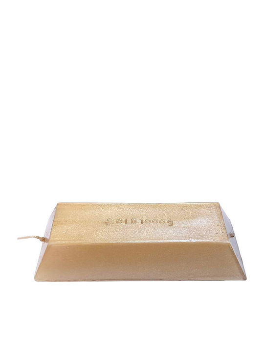Easter Candle 16cm Gold (Miscellaneous Designs)