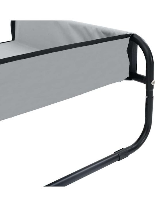 vidaXL Loft Bed Pat pentru câini Gri