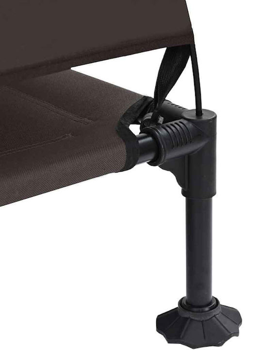 vidaXL Στρώμα Σκύλου Ορθογώνιο Καφέ 81x127εκ.