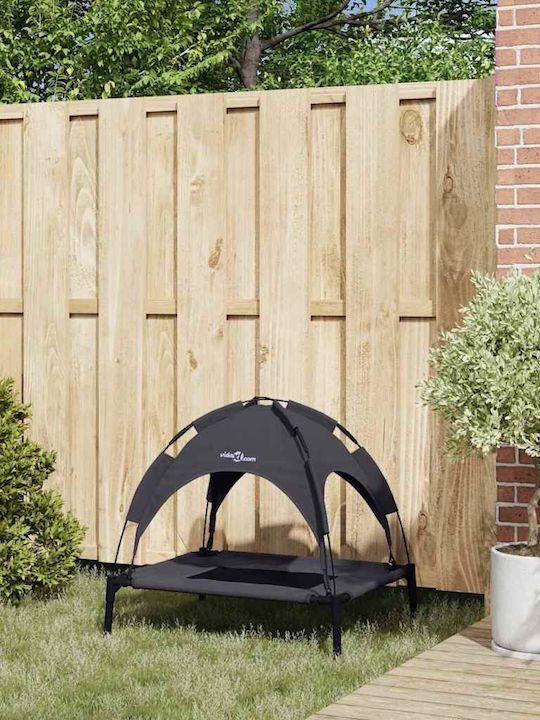 vidaXL Erhöht Sofa Hundebett Schwarz