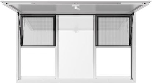 Vevor 152x92 Cm Concession Stand Serving Window Food Truck Service Awning