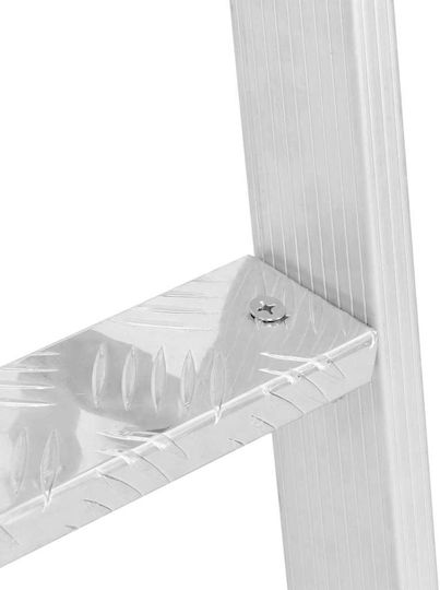 vidaXL 4 Steps Folding Boat Ladder