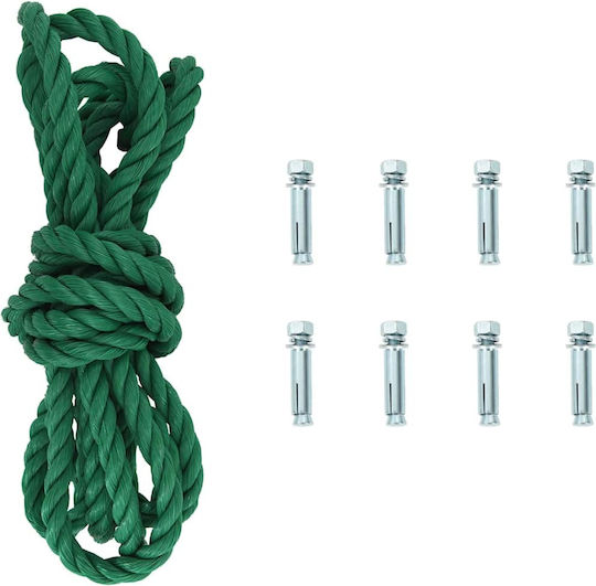 vidaXL 4 Steps Folding Boat Ladder