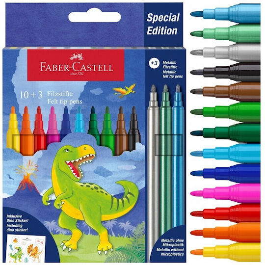 Faber-Castell Динозавър Магически Маркери за рисуване Комплект 12бр