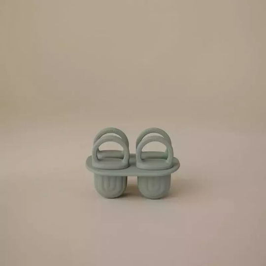 Mushie Silicone Baby Feeder Light Blue
