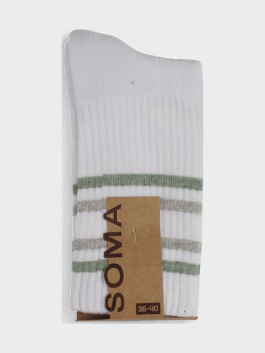 Soma Socks Γυναικείες Κάλτσες με Σχέδια Πολύχρωμες 3Pack