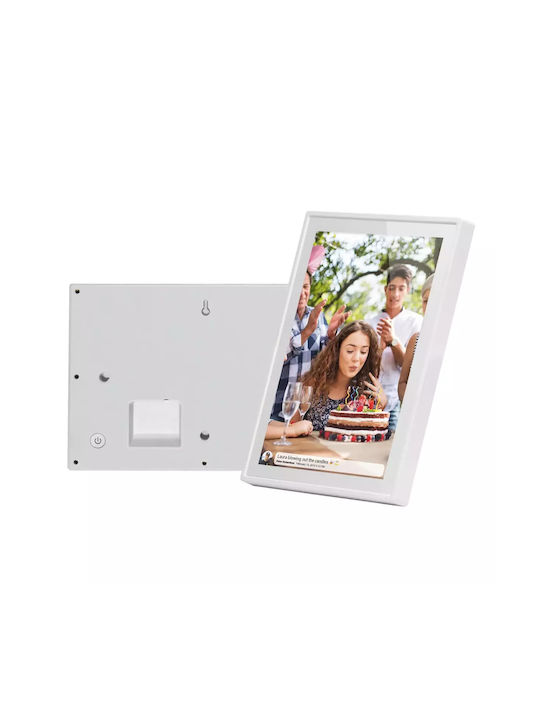 Braun Phototechnik Digiframe 1019 Digital Photo Frame with Touch Screen 10.1" Resolution 1280x800 with WiFi White 21259