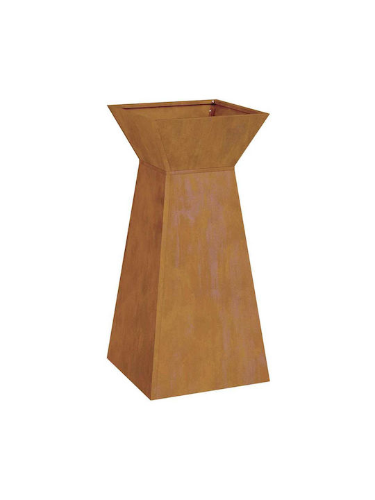 vidaXL Γλάστρα Μεταλλική 35x35x73εκ.