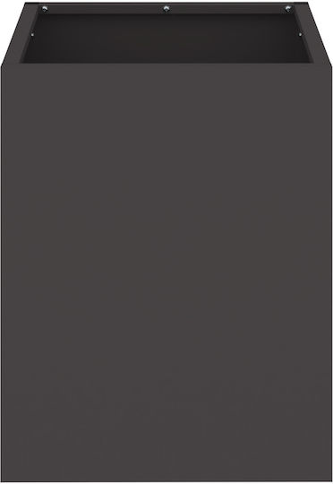vidaXL Topf Metallisch Black 32x32x40cm.