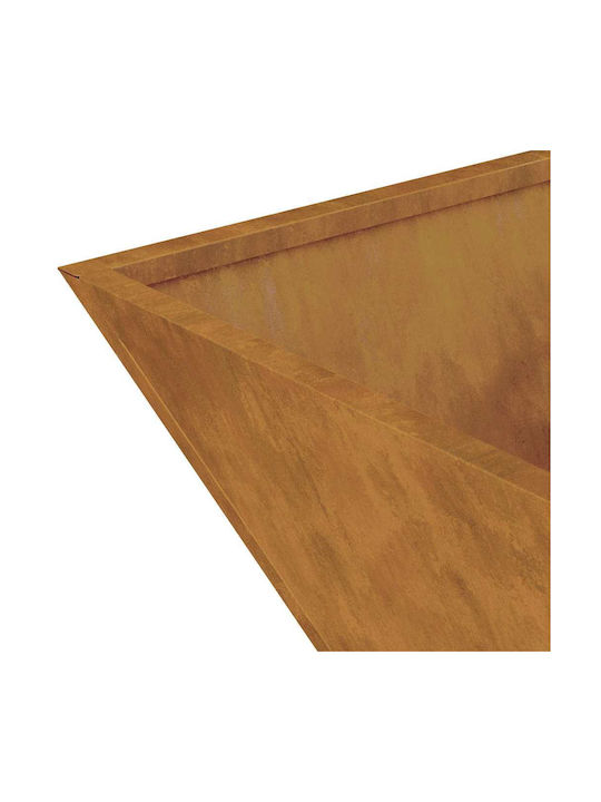 Vidaxl Metal Planter Durable Steel 40 x 40 x 15 cm Other