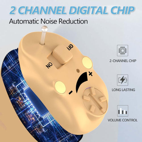 Scienlodic Digital Rechargeable Hearing Aid for Left Ear G19‑PAIR‑Skin