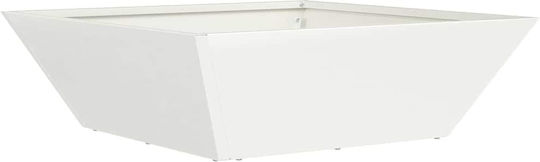 vidaXL Σετ 5 Ζαρντινιέρες Πλαστικές Λευκό 50x15εκ.
