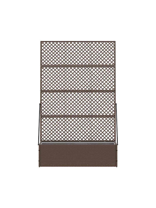 vidaXL Planter Box Plastic Negru 30 cm