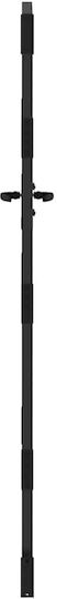 vidaXL Metallisches Gartentor in Schwarz Farbe 1.25x1.05m